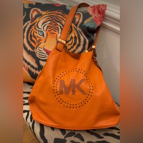 Michael Kors Orange Shoulder Bag - Picture 1 of 12